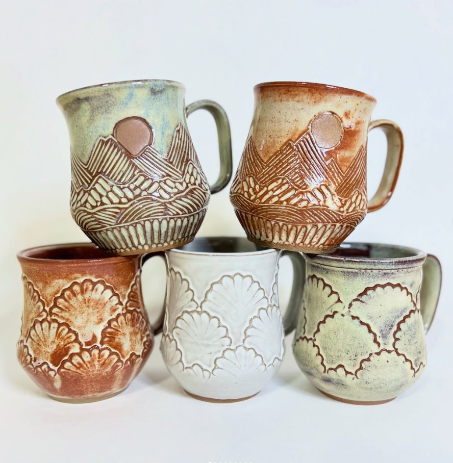 Mugs by KF Stoneware