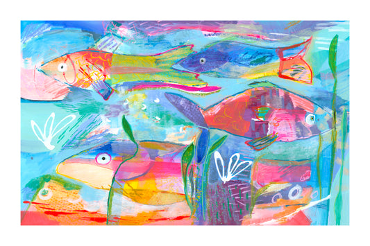 Kaleidoscope Tide Print by Jennifer O'Reilly