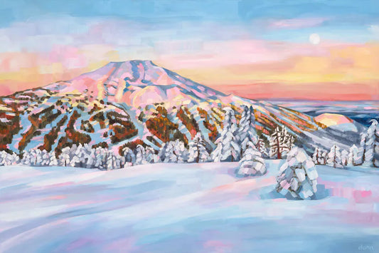 Mount Bachelor (Winter) by Sheila Dunn