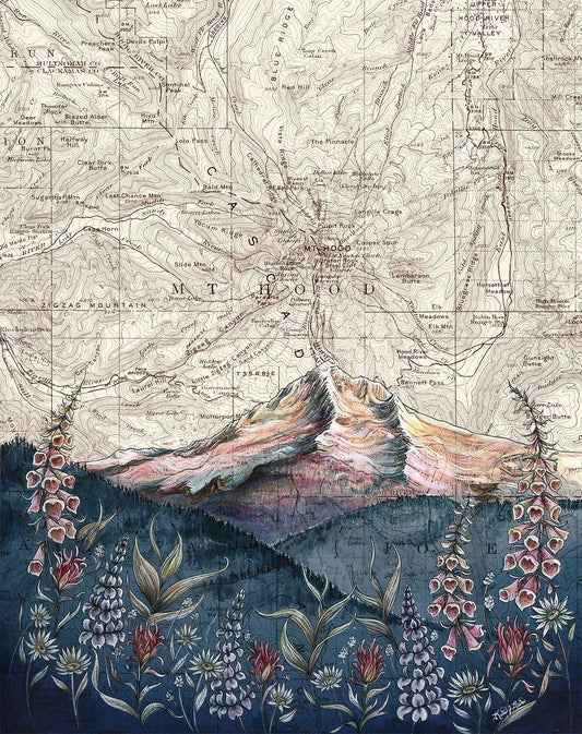 Mount Hood Lolo Pass Print by Katie Jeanne Reim / Final Switchback