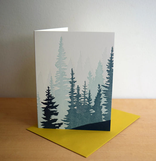 Northwest Forest Card by Quail Lane Press