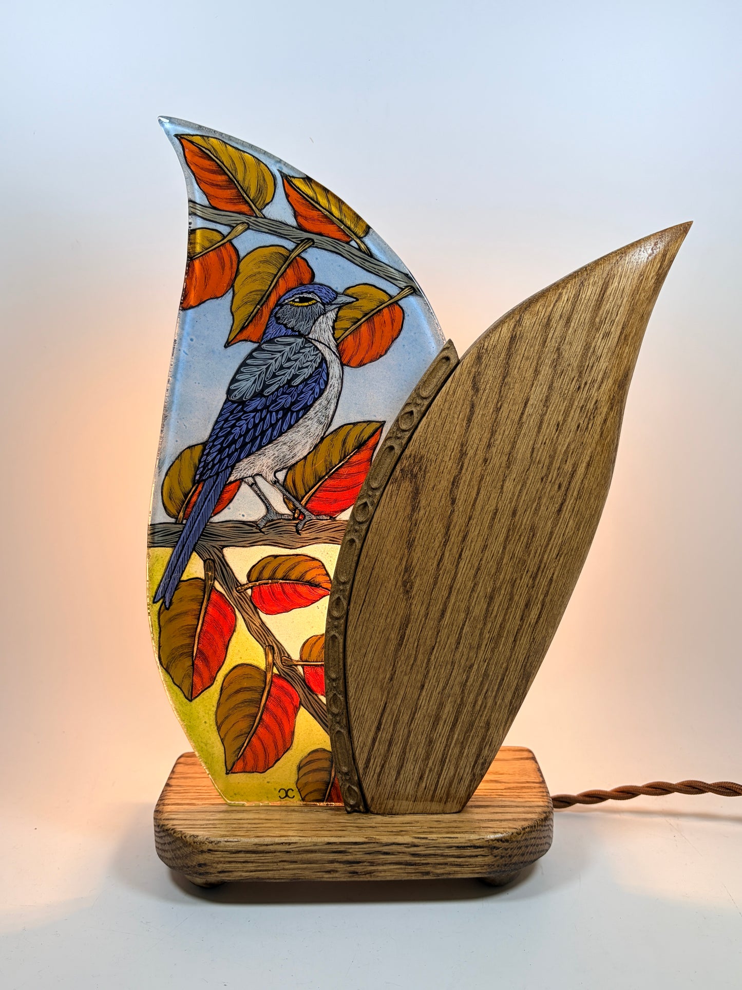 Table Lamp Series by Silly Dog Art Glass