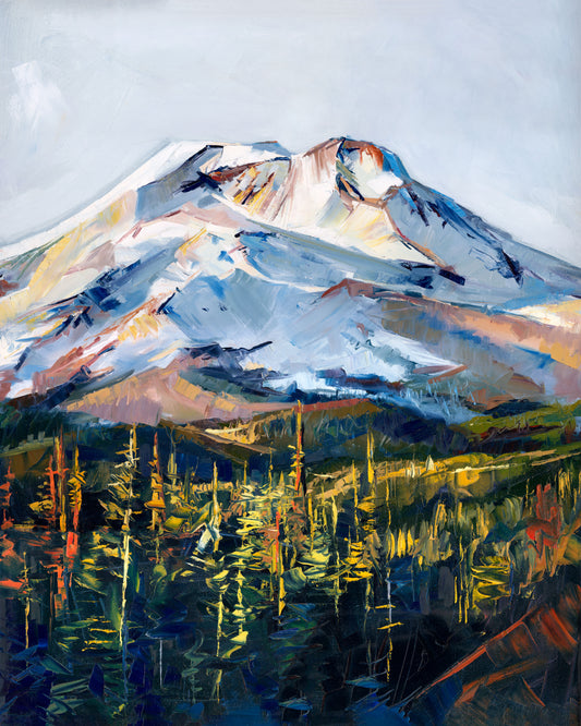 South Sister II Fine Art Print by Taylor Manoles