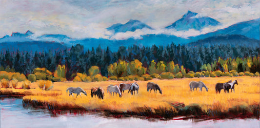 Oh What a Day - Black Butte Ranch  Print by Susan Luckey Higdon