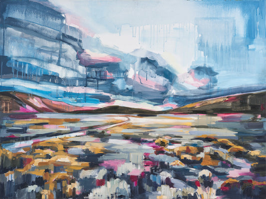 The Badlands Print by Sheila Dunn
