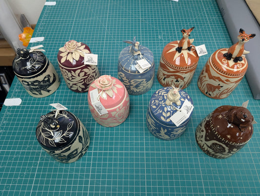 Sgraffito Trinket Trove by Muddy Creek Studio