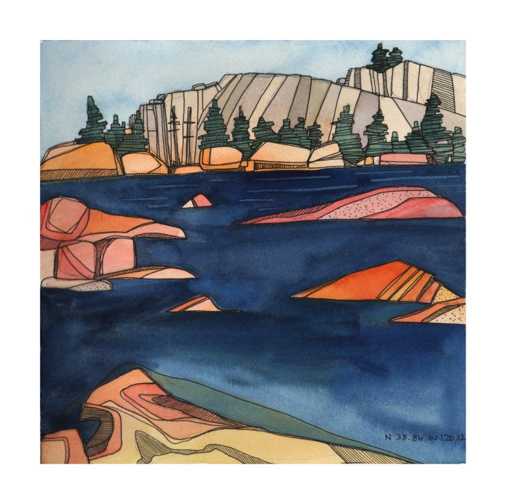 Aloha Lake print by Lindsey Fox