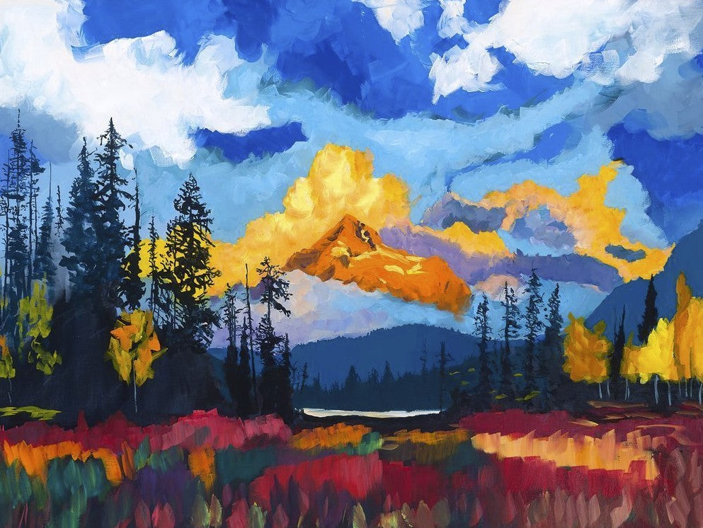 Cascade Print by Dave Fox