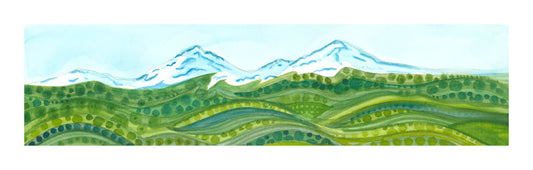 Rolling Hills Print by Kathy Deggendorfer