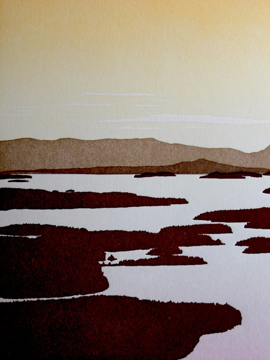 Salish Sea Print by Quail Lane Press