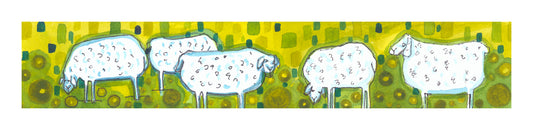 Sheep Print by Kathy Deggendorfer
