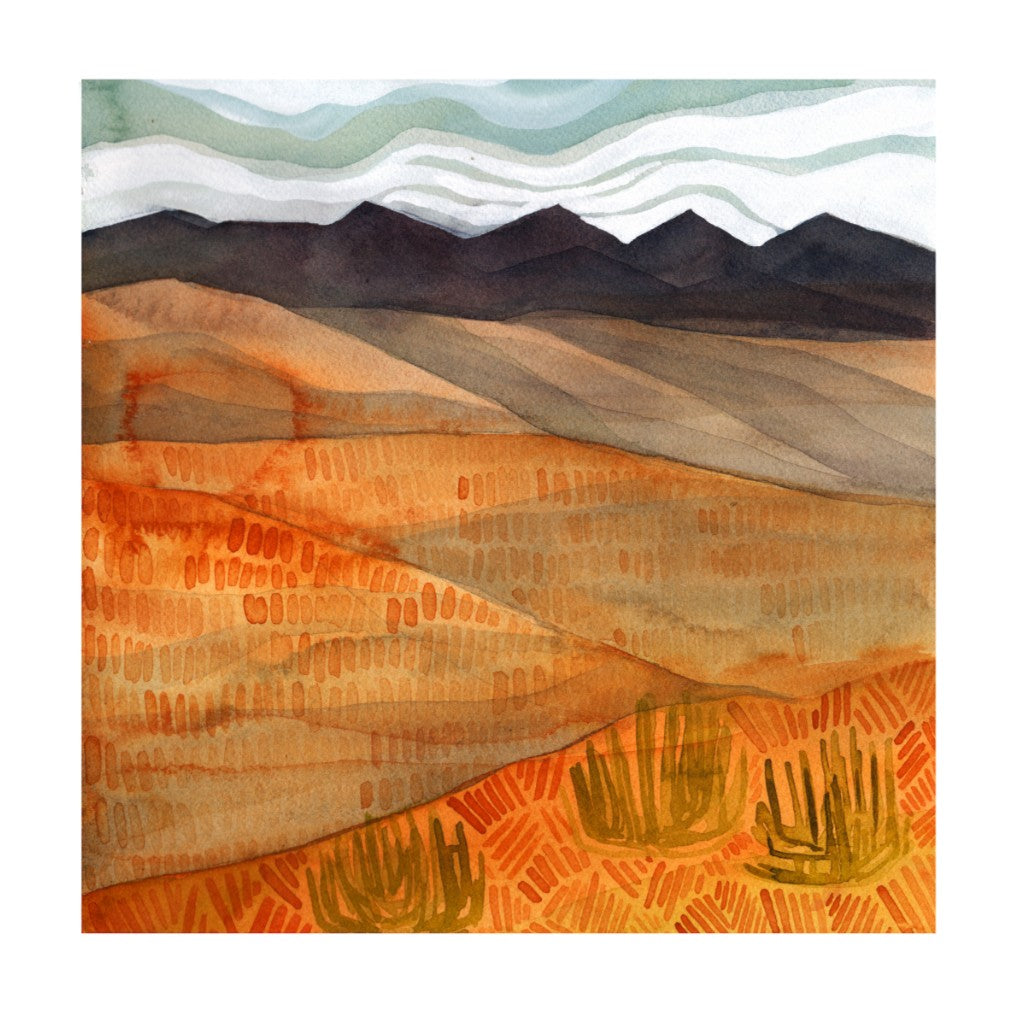 Walk into the Mohave print by Lindsey Fox