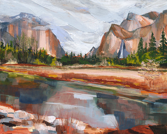 Yosemite Print by Lindsay Gilmore
