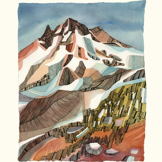 Wy'East print by Lindsey Fox